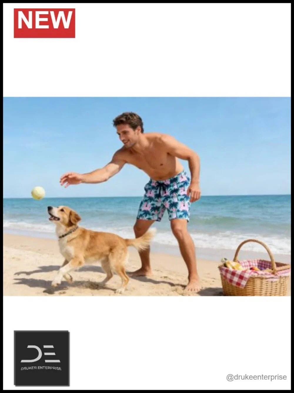 Men's Swim Trunks with Compression Liner Quick Dry 5.5